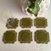 Set de 6 posavasos Verona Pistacho (Gift box)