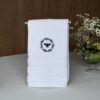 Toalla de mano bordado Abeja Negro