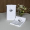 Toalla de mano bordado Abeja Negro