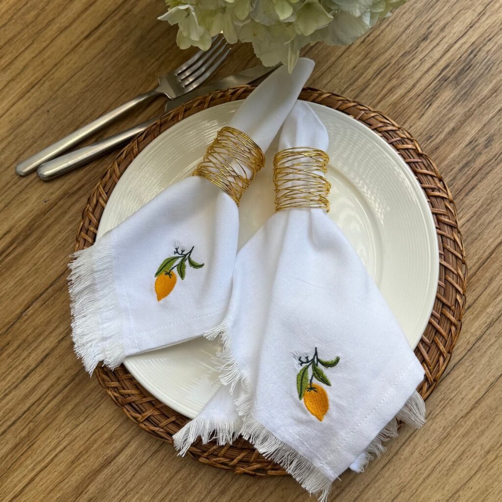 Servilleta Limoncello Desflecada